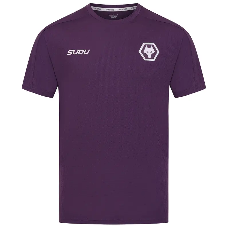 Wolverhampton Wanderers Store | Shop Official 2025-26 Coaches Travel T-Shirt – Purple Wolves Gear